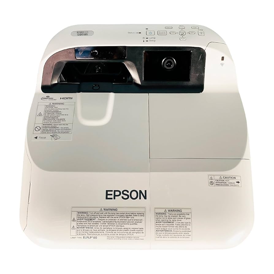 Amazon.com: Epson BrightLink 595Wi WXGA 3300 ANSI